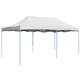 Carpa plegable profesional acero blanco 3x6