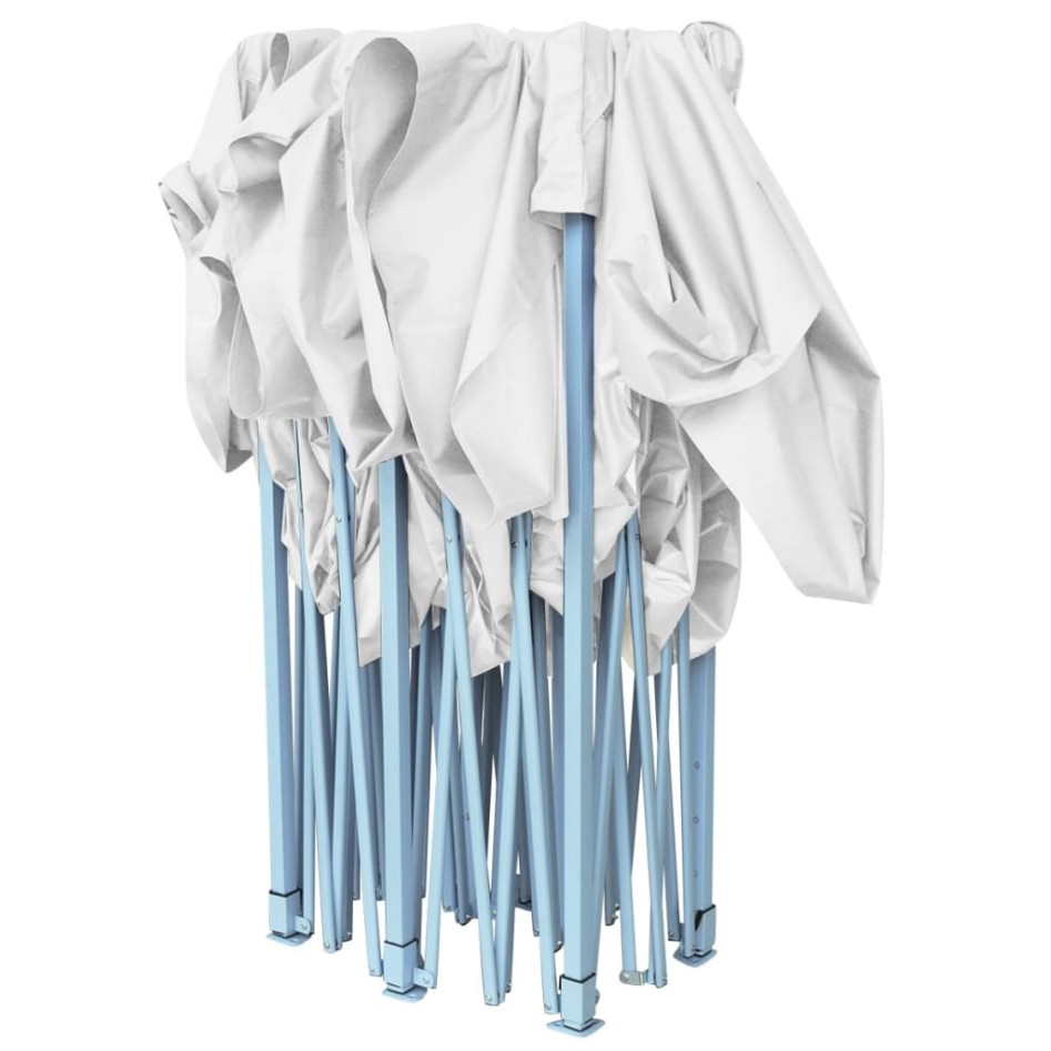 Carpa plegable profesional acero blanco 3x6