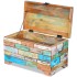 Cofre de almacenamiento de madera maciza