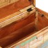 Cofre de almacenamiento de madera maciza