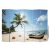 Biombo divisor plegable Playa 217x170