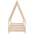 Estructura de cama para niños madera maciza de pino 70x140