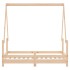 Estructura de cama para niños madera maciza de pino 70x140