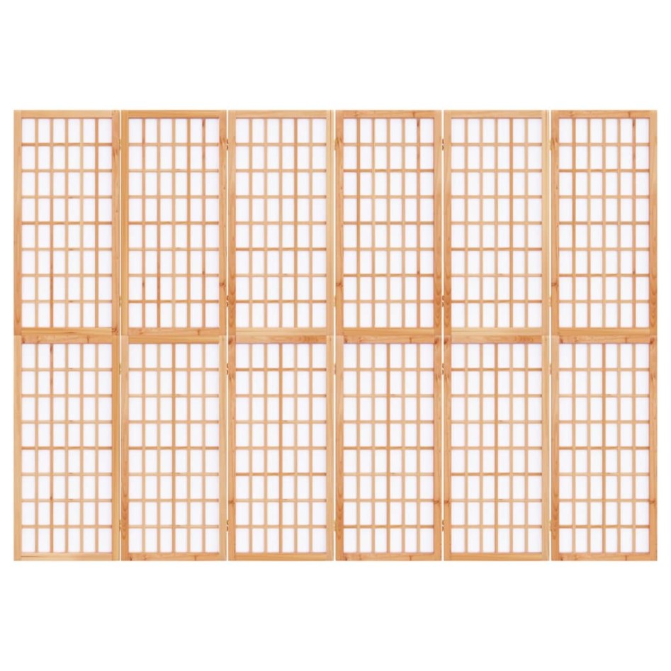 Biombo plegable con 6 paneles estilo japonés 240x170