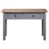 Mesa consola madera maciza pino estilo Panamá gris 110x40x72