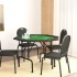 Mesa de póquer plegable para 8 jugadores verde 108x108x75