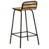 Taburetes de cocina 2 unidades madera maciza de