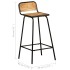 Taburetes de cocina 2 unidades madera maciza de