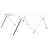 Toldo Bimini de 4 arcos blanco 243x(230-244)x137