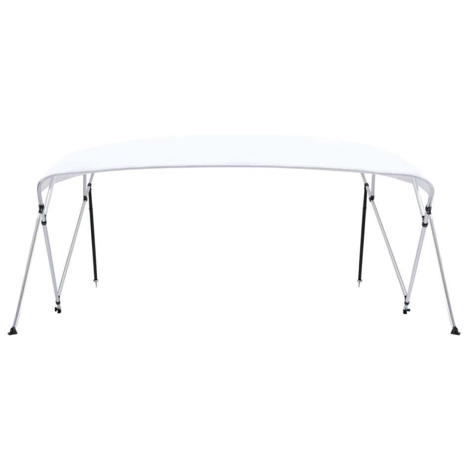 Toldo Bimini de 4 arcos blanco 243x(230-244)x137