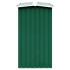 Casetilla para leña acero galvanizado verde 30x92x153