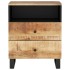 Mesita de noche madera mango madera contrachapada 50x33x62