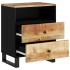 Mesita de noche madera mango madera contrachapada 50x33x62