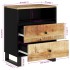 Mesita de noche madera mango madera contrachapada 50x33x62