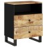Mesita de noche madera mango madera contrachapada 50x33x62
