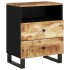 Mesita de noche madera mango madera contrachapada 50x33x62