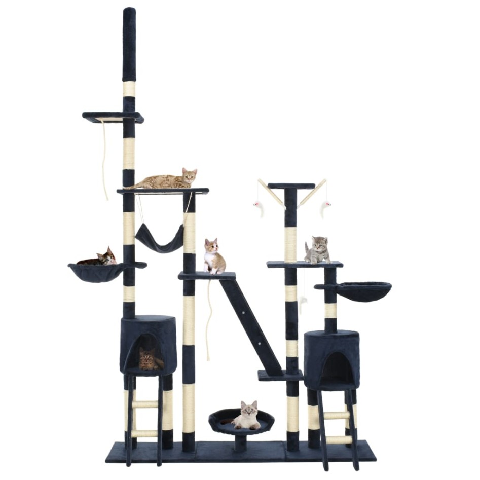 Rascador para gatos con poste de sisal 230-250 cm