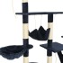 Rascador para gatos con poste de sisal 230-250 cm