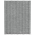Panel para tejado acero galvanizado plata 36 unidades 60x45