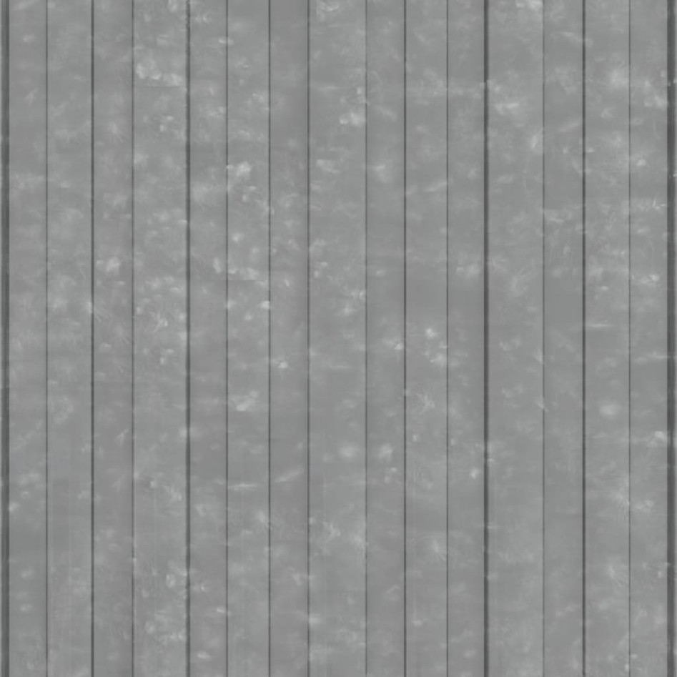 Panel para tejado acero galvanizado plata 36 unidades 60x45