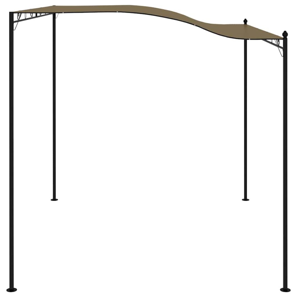 Toldo parasol gris taupe 3x2,4 cm 180