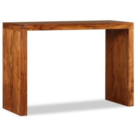 Mesa consola Madera sólida con acabado miel 110x40x76