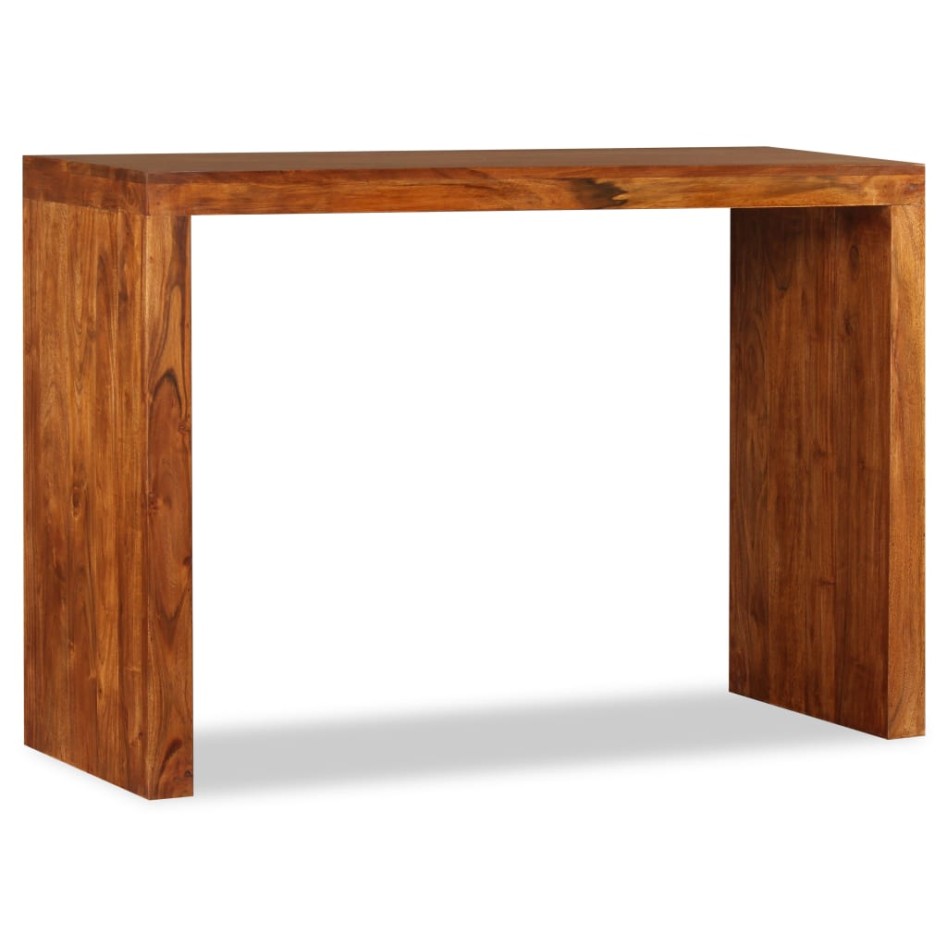 Mesa consola Madera sólida con acabado miel 110x40x76