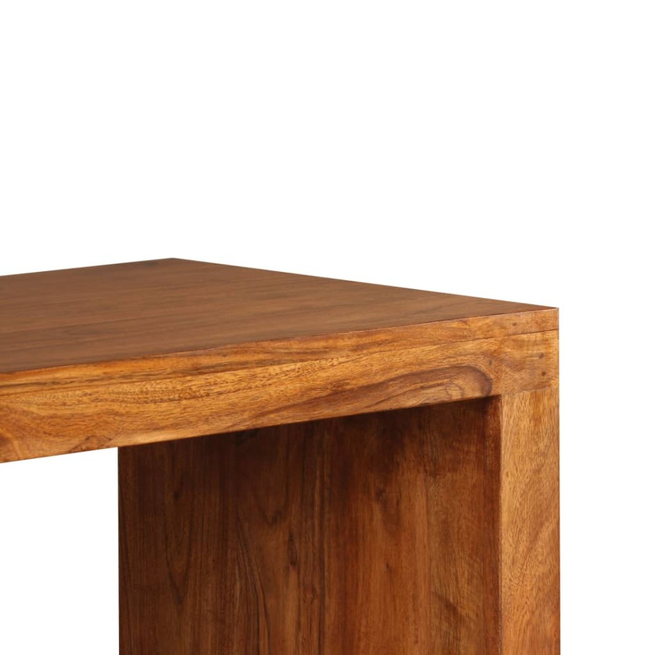 Mesa consola Madera sólida con acabado miel 110x40x76