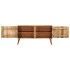 Aparador de madera maciza de mango 110x30x60