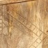 Aparador de madera maciza de mango 110x30x60