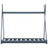 Estructura de cama infantil madera maciza pino gris 80x160