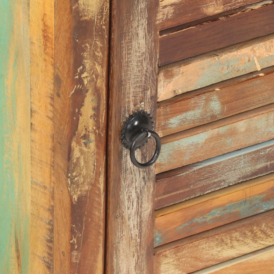 Aparador de madera maciza reciclada 45x32x110