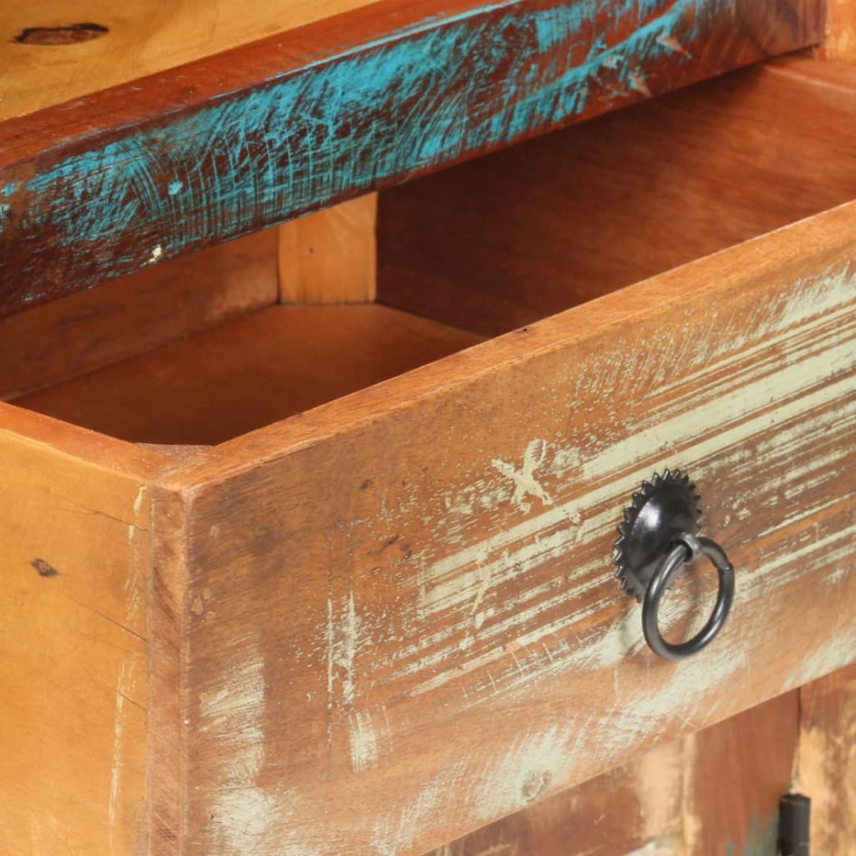 Aparador de madera maciza reciclada 45x32x110