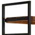Estantería de 4 niveles madera maciza reciclada 124x30x180
