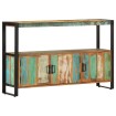 Aparador de madera maciza reciclada 120x30x75 cm