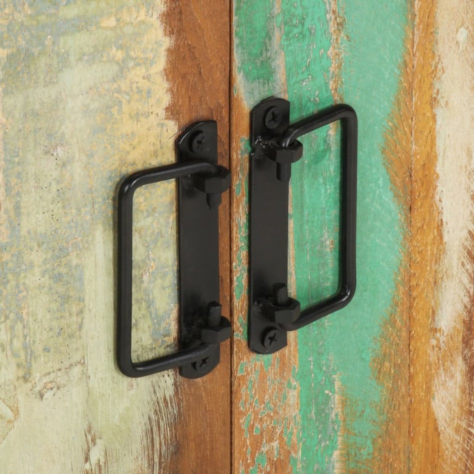 Aparador de madera maciza reciclada 120x30x75