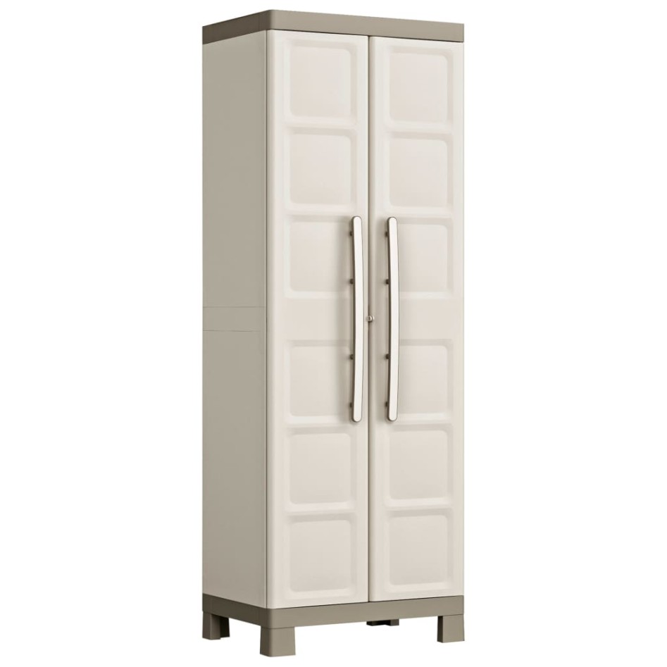 Keter Armario almacenaje multiusos Excellence beige y taupe 182
