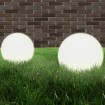 Juego de lámparas de bola LED 2 piezas esféricas 40 cm PMMA