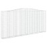 Cesta gaviones forma arco hierro galvanizado 400x30x180/200