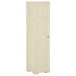 Armario de plástico diseño madera blanco angora 40x43x164