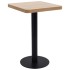Mesa de bistró MDF marrón claro 50x50