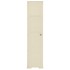 Armario de plástico diseño madera blanco angora 40x43x164
