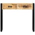 Mesa consola de madera maciza de mango 90x30x75