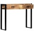 Mesa consola de madera maciza de mango 90x30x75