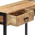 Mesa consola de madera maciza de mango 90x30x75