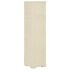 Armario de plástico diseño madera blanco angora 40x43x164