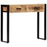 Mesa consola de madera maciza de mango 90x30x75