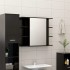 Juego de muebles de baño 4 pzas madera ingeniería