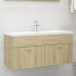 Mueble con lavabo madera de ingeniería roble