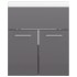 Mueble con lavabo madera de ingeniería gris